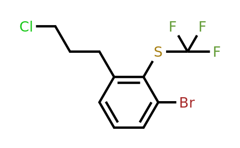 1806438-53-8 | 1-Bromo-3-(3-chloropropyl)-2-(trifluoromethylthio)benzene