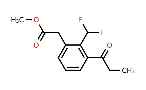 1806438-79-8 | Methyl 2-(difluoromethyl)-3-propionylphenylacetate