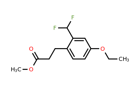 1806439-74-6 | Methyl 2-(difluoromethyl)-4-ethoxyphenylpropanoate