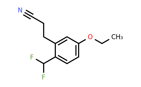1806439-79-1 | 2-(Difluoromethyl)-5-ethoxyphenylpropanenitrile