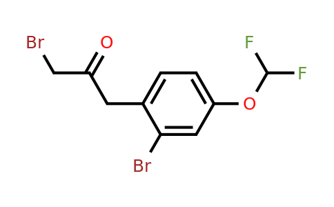 1806439-85-9 | 1-Bromo-3-(2-bromo-4-(difluoromethoxy)phenyl)propan-2-one