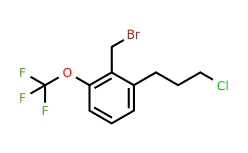 1806440-40-3 | 2-(3-Chloropropyl)-6-(trifluoromethoxy)benzylbromide