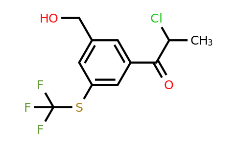 1806440-50-5 | 3-(2-Chloropropanoyl)-5-(trifluoromethylthio)benzylalcohol