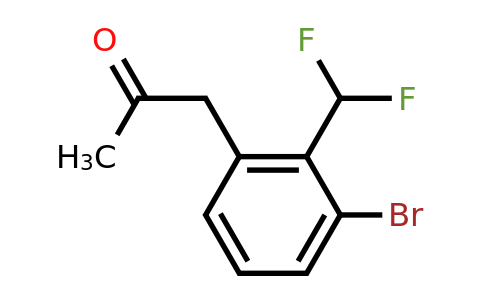 1806440-57-2 | 1-(3-Bromo-2-(difluoromethyl)phenyl)propan-2-one
