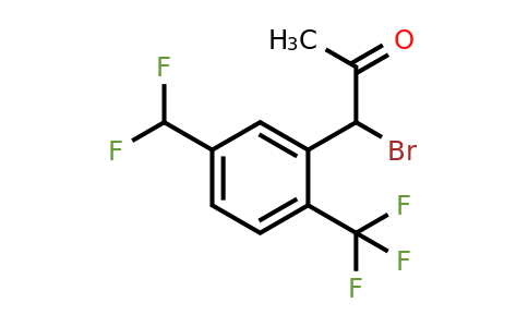 1806440-63-0 | 1-Bromo-1-(5-(difluoromethyl)-2-(trifluoromethyl)phenyl)propan-2-one