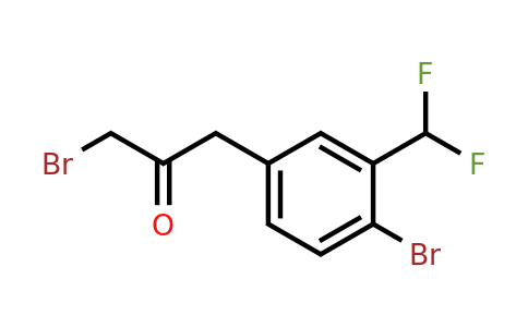 1806440-85-6 | 1-Bromo-3-(4-bromo-3-(difluoromethyl)phenyl)propan-2-one
