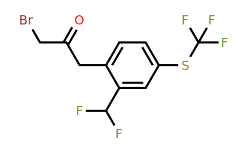 1806441-98-4 | 1-Bromo-3-(2-(difluoromethyl)-4-(trifluoromethylthio)phenyl)propan-2-one