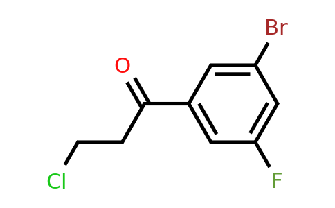 1806442-70-5 | 1-(3-Bromo-5-fluorophenyl)-3-chloropropan-1-one