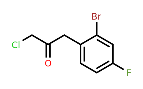 1806442-85-2 | 1-(2-Bromo-4-fluorophenyl)-3-chloropropan-2-one
