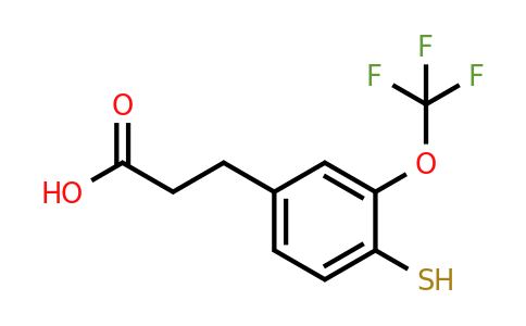 1806444-29-0 | 3-(4-Mercapto-3-(trifluoromethoxy)phenyl)propanoic acid