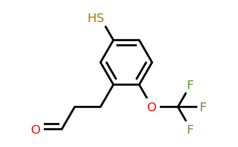 1806444-37-0 | 3-(3-Oxopropyl)-4-(trifluoromethoxy)thiophenol
