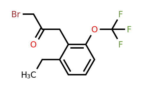1806444-49-4 | 1-Bromo-3-(2-ethyl-6-(trifluoromethoxy)phenyl)propan-2-one