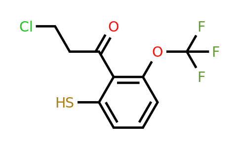 1806444-54-1 | 2-(3-Chloropropanoyl)-3-(trifluoromethoxy)thiophenol