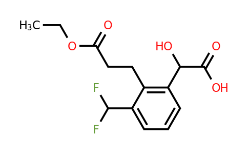 1806444-92-7 | 3-(Difluoromethyl)-2-(3-ethoxy-3-oxopropyl)mandelic acid