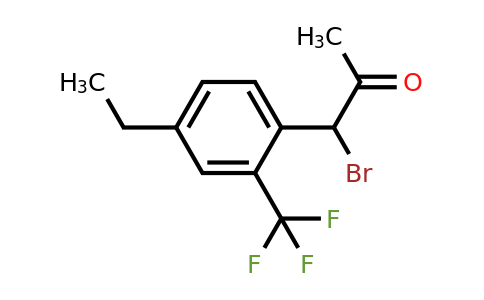 1806444-98-3 | 1-Bromo-1-(4-ethyl-2-(trifluoromethyl)phenyl)propan-2-one