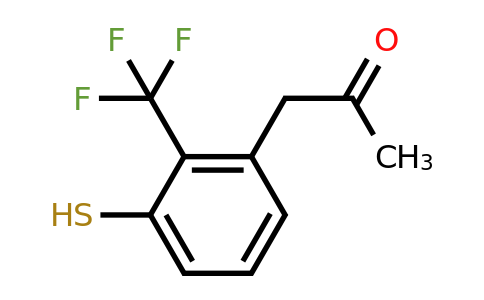 1806445-02-2 | 3-(2-Oxopropyl)-2-(trifluoromethyl)thiophenol