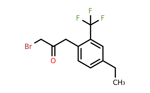 1806445-05-5 | 1-Bromo-3-(4-ethyl-2-(trifluoromethyl)phenyl)propan-2-one