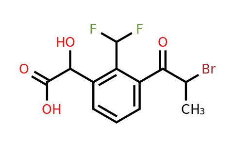 1806445-15-7 | 3-(2-Bromopropanoyl)-2-(difluoromethyl)mandelic acid