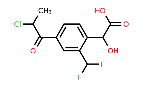 1806445-39-5 | 4-(2-Chloropropanoyl)-2-(difluoromethyl)mandelic acid