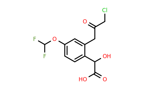 1806445-94-2 | 2-(3-Chloro-2-oxopropyl)-4-(difluoromethoxy)mandelic acid