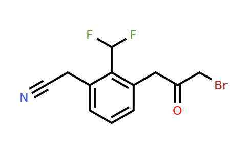 1806446-05-8 | 3-(3-Bromo-2-oxopropyl)-2-(difluoromethyl)phenylacetonitrile