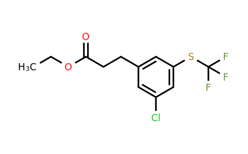 1806446-86-5 | Ethyl 3-(3-chloro-5-(trifluoromethylthio)phenyl)propanoate