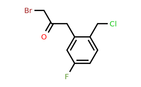 1806448-12-3 | 1-Bromo-3-(2-(chloromethyl)-5-fluorophenyl)propan-2-one
