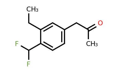 1806448-32-7 | 1-(4-(Difluoromethyl)-3-ethylphenyl)propan-2-one