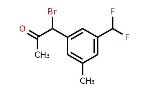 1806448-84-9 | 1-Bromo-1-(3-(difluoromethyl)-5-methylphenyl)propan-2-one
