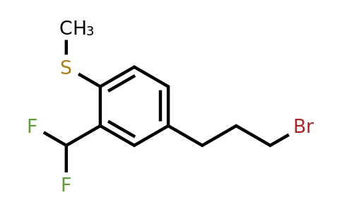 4-(3-Bromopropyl)-2-(difluoromethyl)thianisole