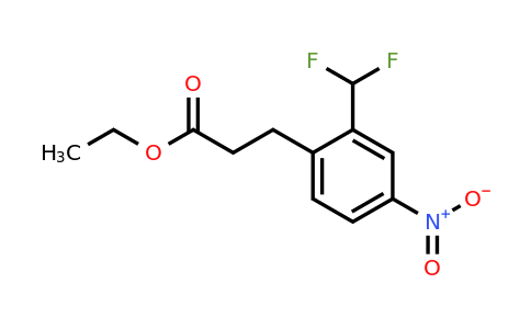 1806449-07-9 | Ethyl 2-(difluoromethyl)-4-nitrophenylpropanoate