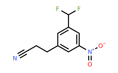 1806449-08-0 | 3-(Difluoromethyl)-5-nitrophenylpropanenitrile