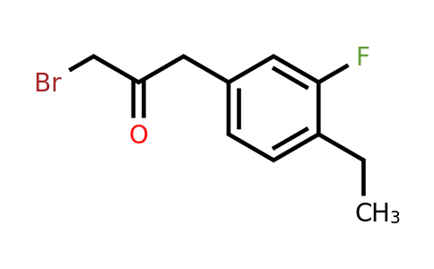 1806449-85-3 | 1-Bromo-3-(4-ethyl-3-fluorophenyl)propan-2-one