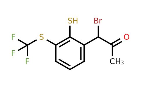 1806450-85-0 | 2-(1-Bromo-2-oxopropyl)-6-(trifluoromethylthio)thiophenol
