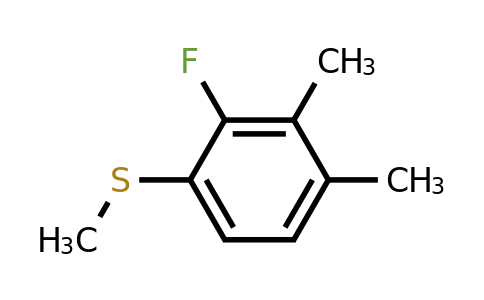 1806450-86-1 | 3,4-Dimethyl-2-fluorothioanisole