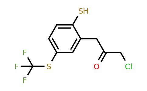 1806450-90-7 | 2-(3-Chloro-2-oxopropyl)-4-(trifluoromethylthio)thiophenol