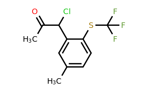 1806452-02-7 | 3-(1-Chloro-2-oxopropyl)-4-(trifluoromethylthio)toluene