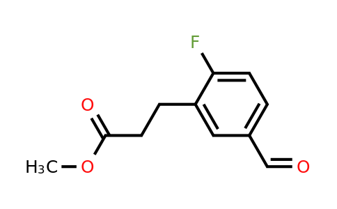 1806452-34-5 | Methyl 2-fluoro-5-formylphenylpropanoate