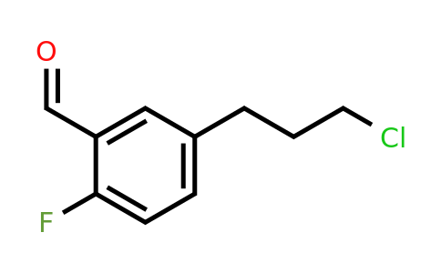 1806452-41-4 | 5-(3-Chloropropyl)-2-fluorobenzaldehyde