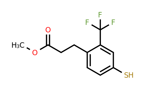 1806453-40-6 | Methyl 3-(4-mercapto-2-(trifluoromethyl)phenyl)propanoate