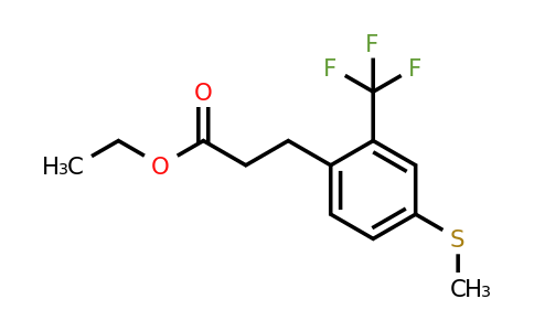 1806453-44-0 | Ethyl 3-(4-(methylthio)-2-(trifluoromethyl)phenyl)propanoate