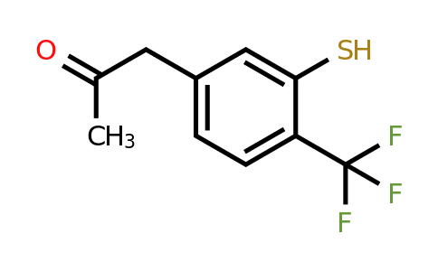 1806453-63-3 | 5-(2-Oxopropyl)-2-(trifluoromethyl)thiophenol