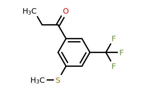 1806453-71-3 | 1-(3-(Methylthio)-5-(trifluoromethyl)phenyl)propan-1-one