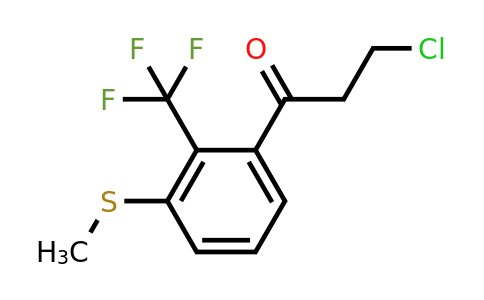 1806453-94-0 | 3-Chloro-1-(3-(methylthio)-2-(trifluoromethyl)phenyl)propan-1-one