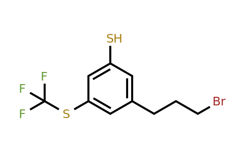 1806453-95-1 | 3-(3-Bromopropyl)-5-(trifluoromethylthio)thiophenol
