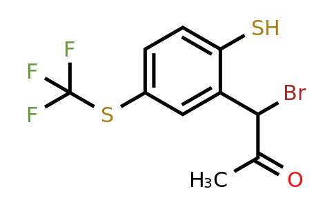 1806454-02-3 | 2-(1-Bromo-2-oxopropyl)-4-(trifluoromethylthio)thiophenol