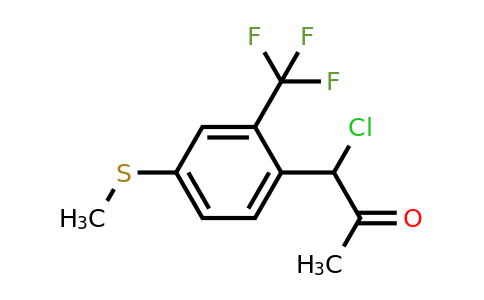 1806454-20-5 | 1-Chloro-1-(4-(methylthio)-2-(trifluoromethyl)phenyl)propan-2-one