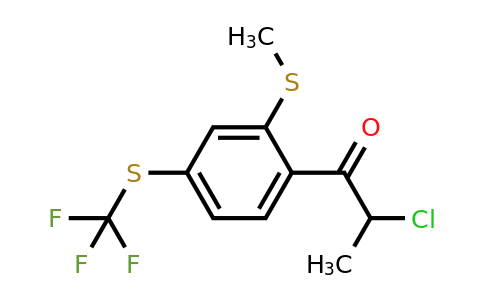 1806454-76-1 | 2-Chloro-1-(2-(methylthio)-4-(trifluoromethylthio)phenyl)propan-1-one