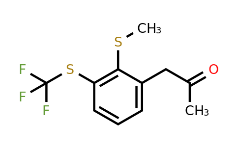 1806454-87-4 | 1-(2-(Methylthio)-3-(trifluoromethylthio)phenyl)propan-2-one