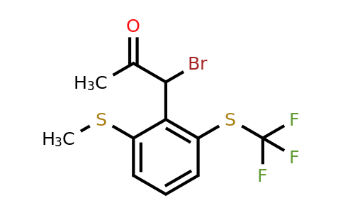 1806454-96-5 | 1-Bromo-1-(2-(methylthio)-6-(trifluoromethylthio)phenyl)propan-2-one